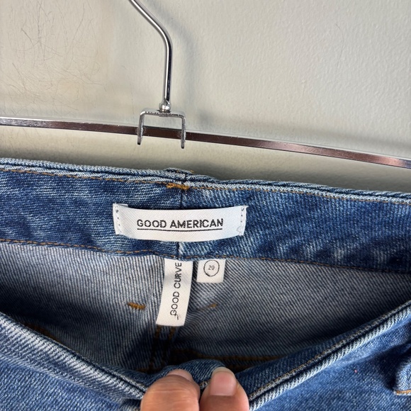 Good American Raw Hem Straight Leg Jean Size 20 - Picture 3 of 4